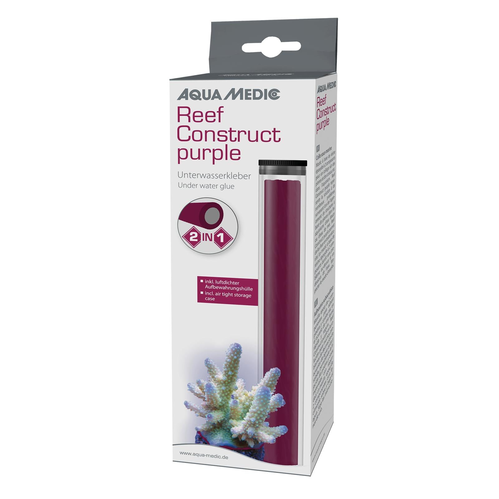 Aqua Medic Reef Construct Purple - Colla Subacquea per Acquario 114g Aqua Medic Reef Construct Purple - Colla Subacquea per Acquario 114g